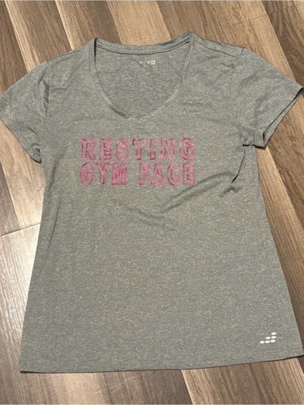BCG women’s resting gym face athletic shirt size small
